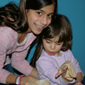 A trio of sisters hold their personal Matza at the iMatza product launch.